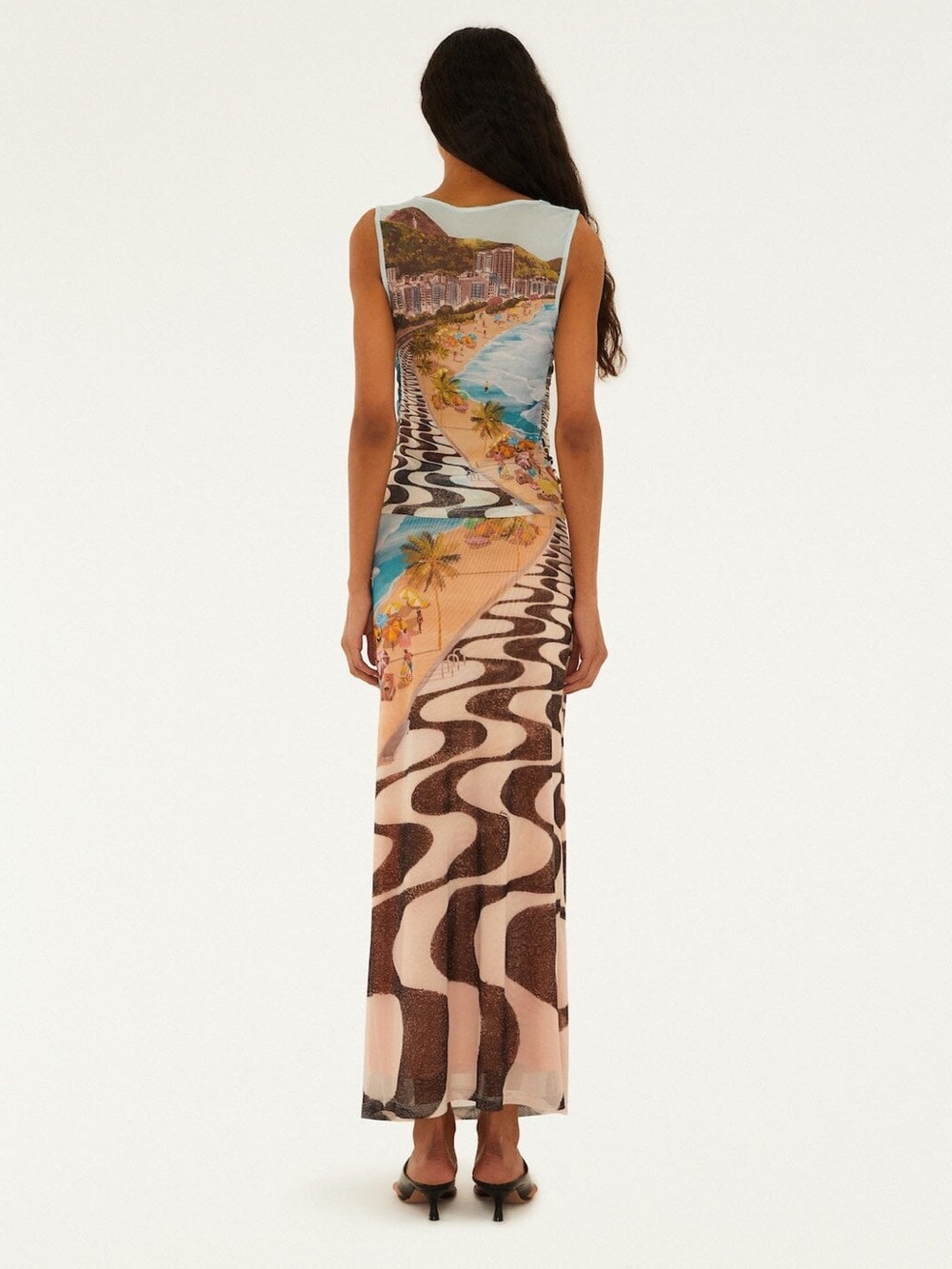 Farm Rio Multicolor Copacabana Beach Skirt - Picture 3 of 4